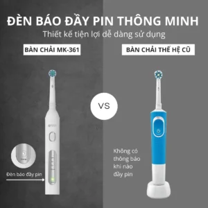 Bàn Chải Điện Đầu Xoay Tròn Kachi MK361 - hinh 07