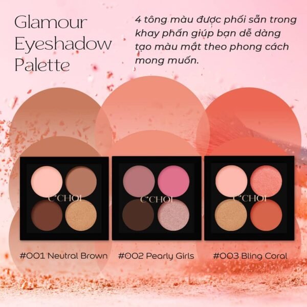 Phấn Mắt Trang Điểm C’Choi - Glamour Eyeshadow Palette