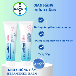 2 Tuýp Kem Chống Hăm Bepanthen Balm