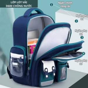 Balo chống gù IKUN - KUROMI cho bé trai, bé gái - hinh 04