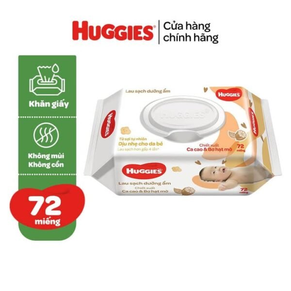 Khăn Giấy Ướt Cho Trẻ Sơ Sinh Huggies - hinh 01