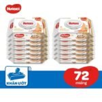 Thùng 12 Gói Khăn Giấy Ướt Cho Trẻ Sơ Sinh Huggies