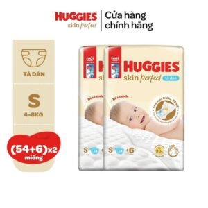 COMBO 2 Tã/bỉm Dán Sơ Sinh Huggies Skin Perfect Miếng - hinh 02