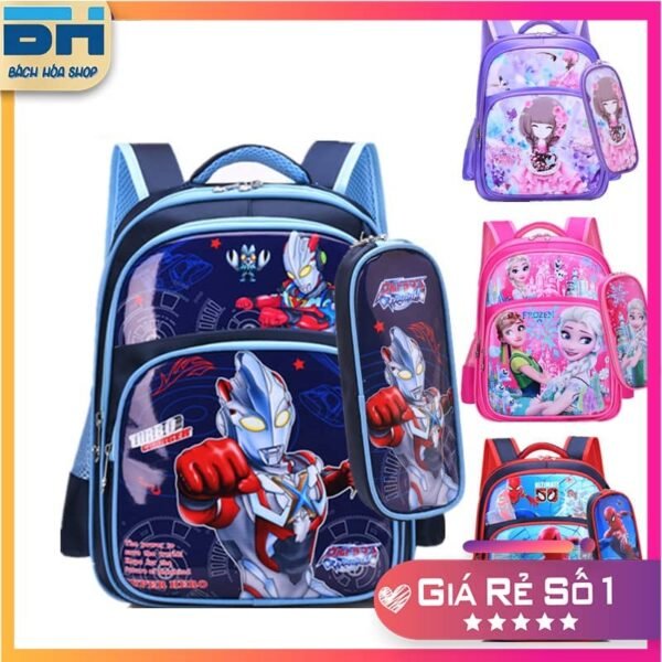 Balo Mẫu Giáo, Học Sinh Tiểu Học, Hoạt Hình 3D - BH Kids - hinh 010