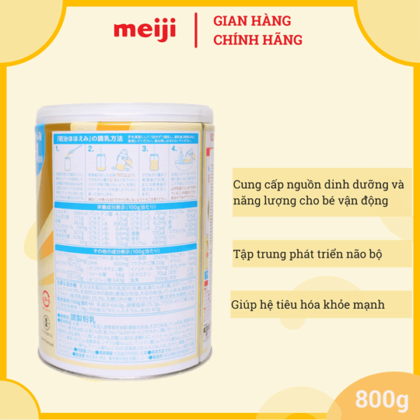 Sữa Meiji số 0 nội địa Nhật 800g - hinh sp2