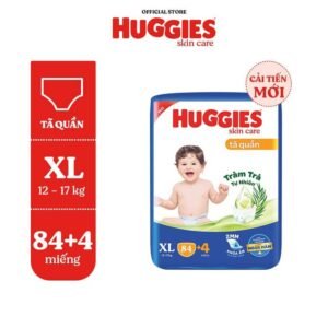 Tã/ Bỉm Quần Huggies Skincare Mega Jumbo - mẫu size XL