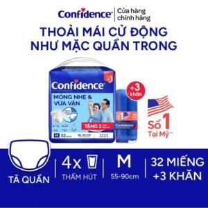 Tã Quần Người Lớn Confidence Slim&fit - hinh 02
