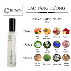 Nước Hoa Nữ Chava Simple Naomi 10ml - hinh 04