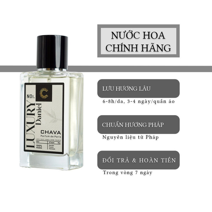 Nước Hoa Nam Chava Luxury Daniel 50ml - hình 01