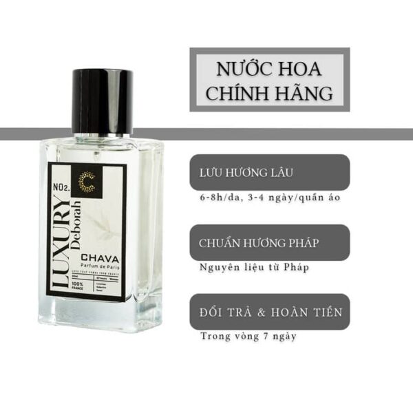 Nước Hoa Nữ Chava Luxury Deborah 50ml - hinh 01