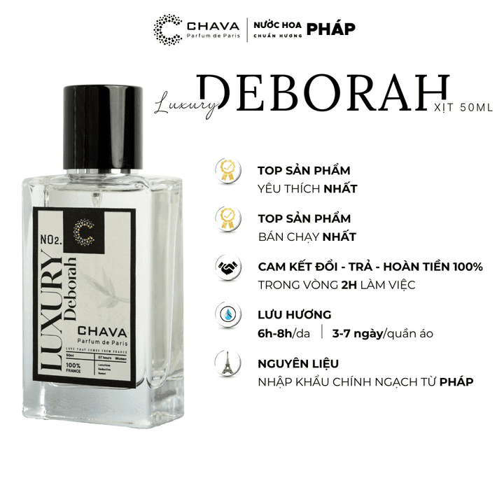 Nước Hoa Nữ Chava Luxury Deborah 50ml - hinh 02