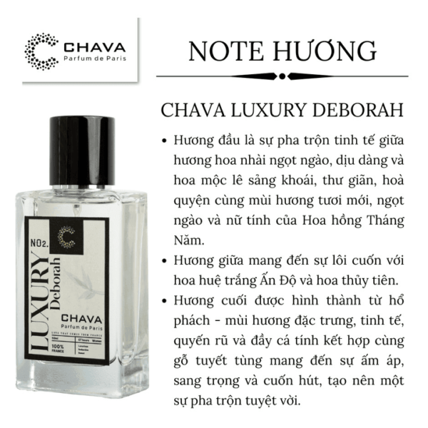 Nước Hoa Nữ Chava Luxury Deborah 50ml - hinh 06