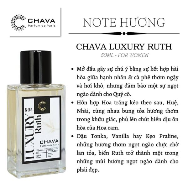 Nước Hoa Nữ Chava Luxury Ruth 50ml - hinh 05