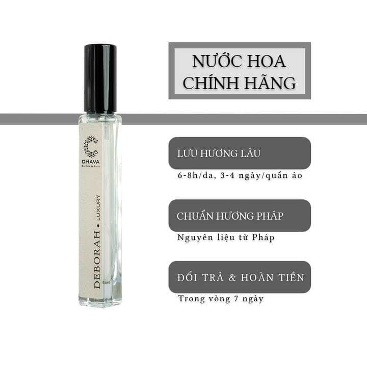 Nước Hoa Nữ Chava Luxury Deborah 10ml - hình 01