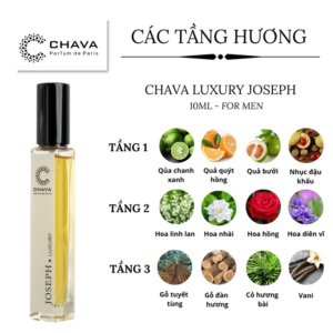Nước Hoa Nam Chava Luxury Joseph 10ml - hình 04