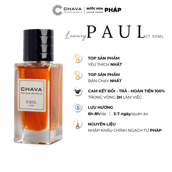 Nước Hoa Chava Luxury Paul 50ml - hinh 02