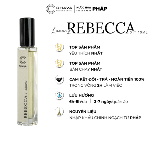 Nước Hoa Nữ Chava Luxury Rebecca 10ml - hinh 03