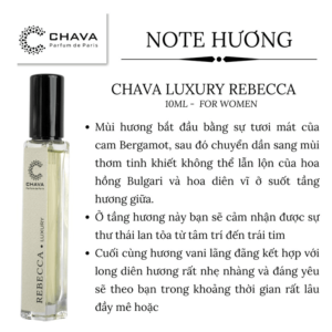 Nước Hoa Nữ Chava Luxury Rebecca 10ml - hinh 05