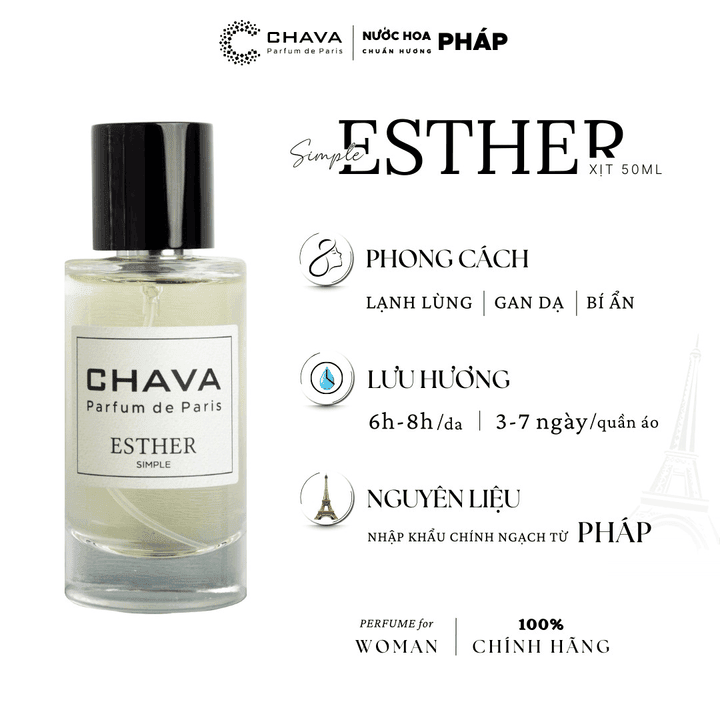 Nước Hoa Chava Simple Esther 50ml - hinh 02