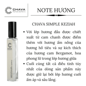 Nước Hoa Nữ Chava Simple Keziah 10ml - hinh 05