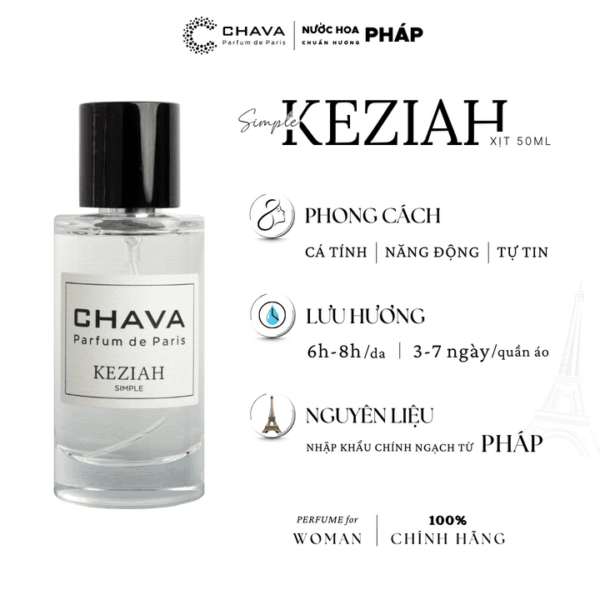 Nước Hoa Nữ Chava Simple Keziah 50ml - hinh sp3