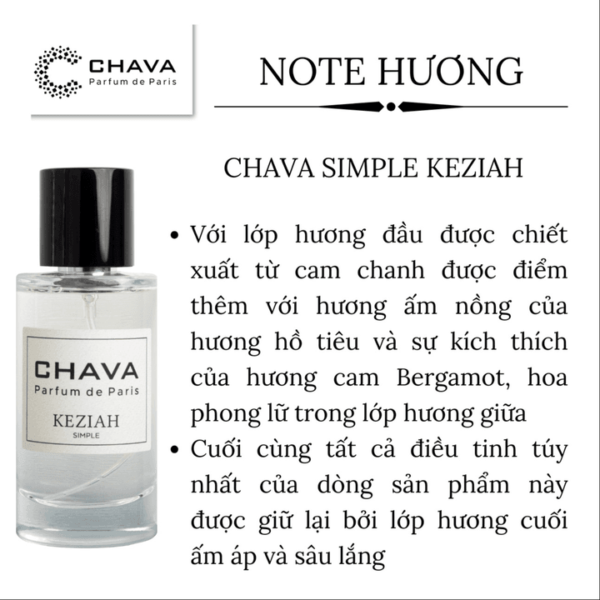 Nước Hoa Nữ Chava Simple Keziah 50ml - hinh sp5