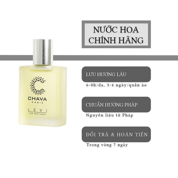 Nước Hoa Nam Chava Simple Levi 15ml - hinh 01