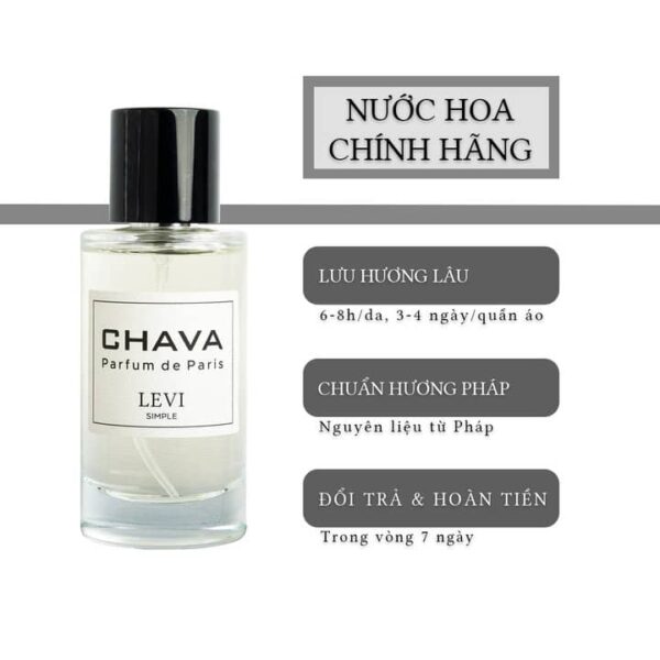 Nước Hoa Nam Chava Simple Levi 50ml - hinh 01