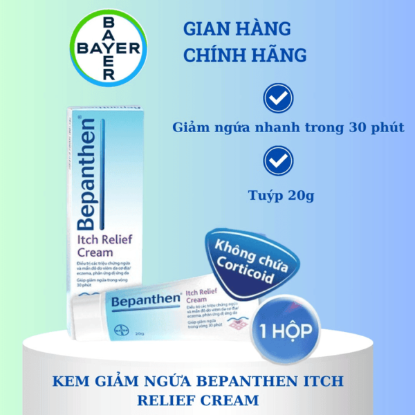 Kem giảm ngứa Bepanthen Itch Relief Cream - hình 05