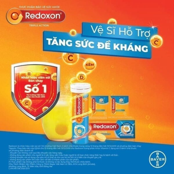 Viên sủi Redoxon Triple Action Bayer - hinh 05