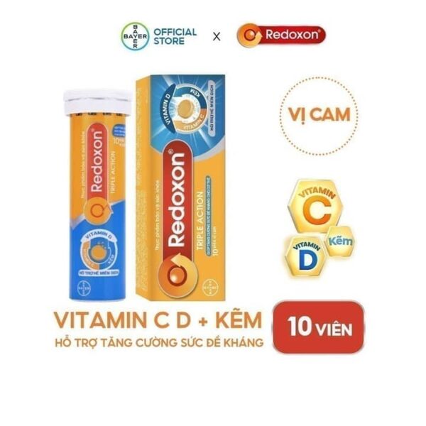 Viên sủi Redoxon Triple Action Bayer - hinh 03