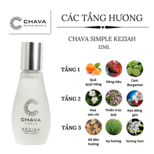 Nước Hoa Nữ Chava Simple Keziah 12ml - hinh 04