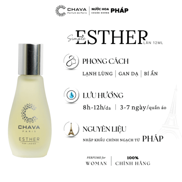 Nước Hoa Nữ Mini Simple Esther 12ml - hinh 02