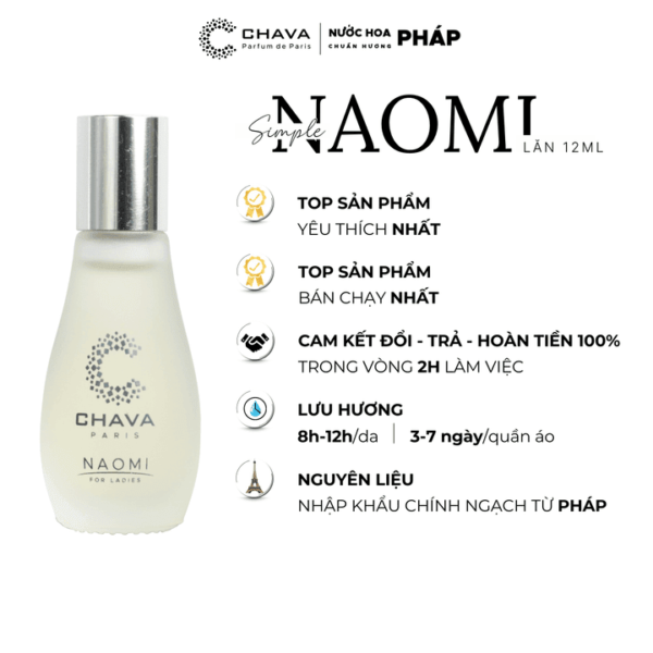 Nước Hoa Nữ Mini NAOMI 12ml - hinh 02