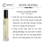 Nước Hoa Unisex Chava Luxury Hope 10ml - hình 05