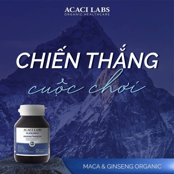 Acaci Labs Black Maca và Ginseng Premium Australia (hộp 45 viên) - hình 04