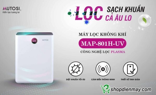 Máy lọc không khí Mutosi MAP-801H-UV - hinh 06