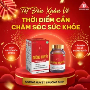 Viên Uống Hỗ Trợ Cải Thiện Đường Huyết Trường Sinh 30 Viên - hình 5