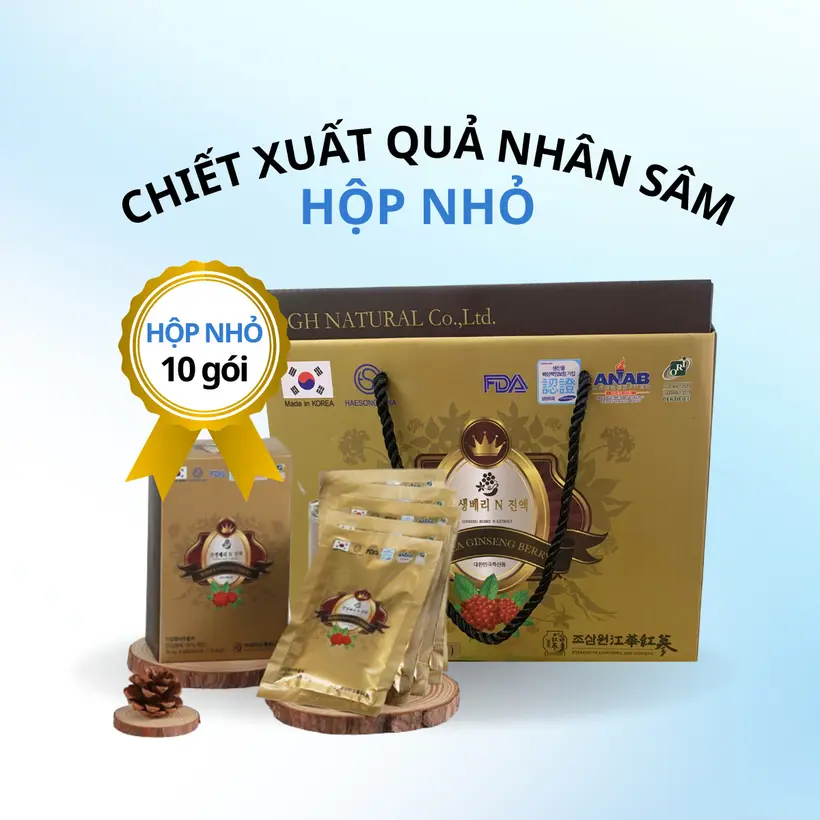 Chiết xuất Quả Sâm Ginseng Berry N Extract 10 gói