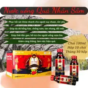 nước uống nhân sâm Hàn Quốc