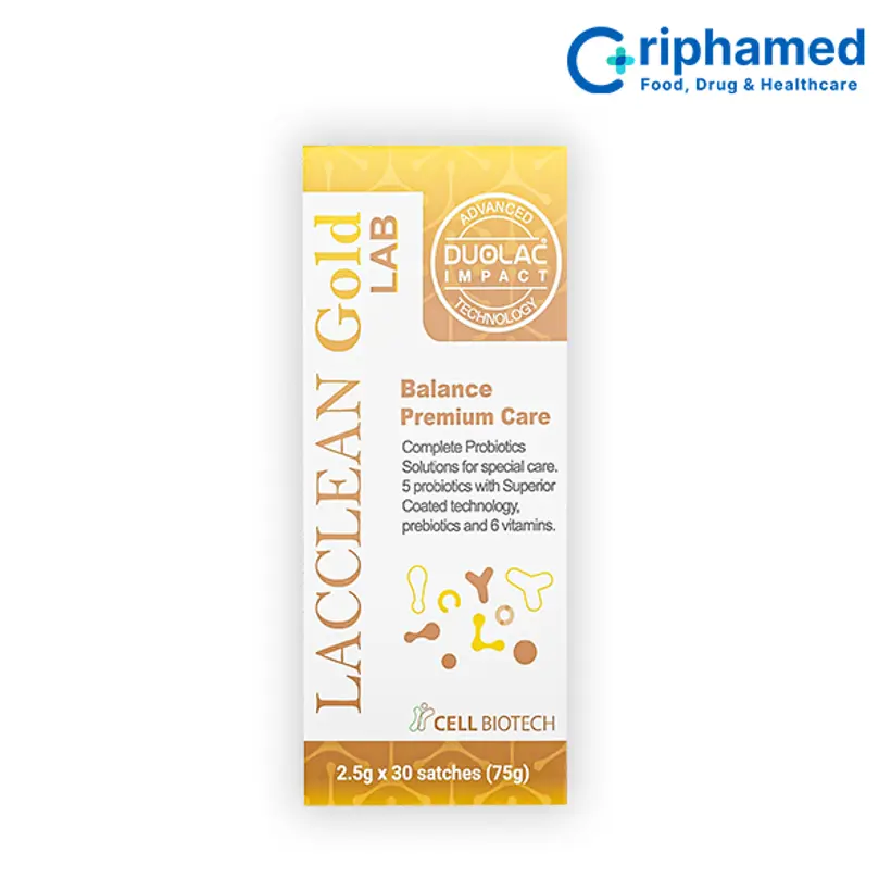 Men vi sinh Lacclean Gold LAB