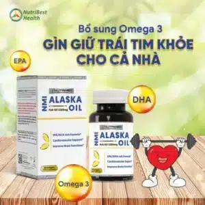 NMI ALASKA OIL USA – Viên nang mềm dầu cá Alaska - hinh 02