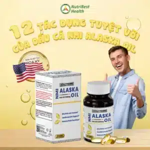 NMI ALASKA OIL USA – Viên nang mềm dầu cá Alaska - hinh 08