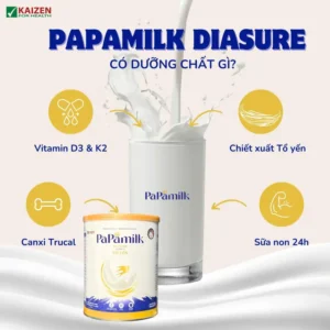 Sữa non tổ yến Papamilk Diasure 830G - hinh 3