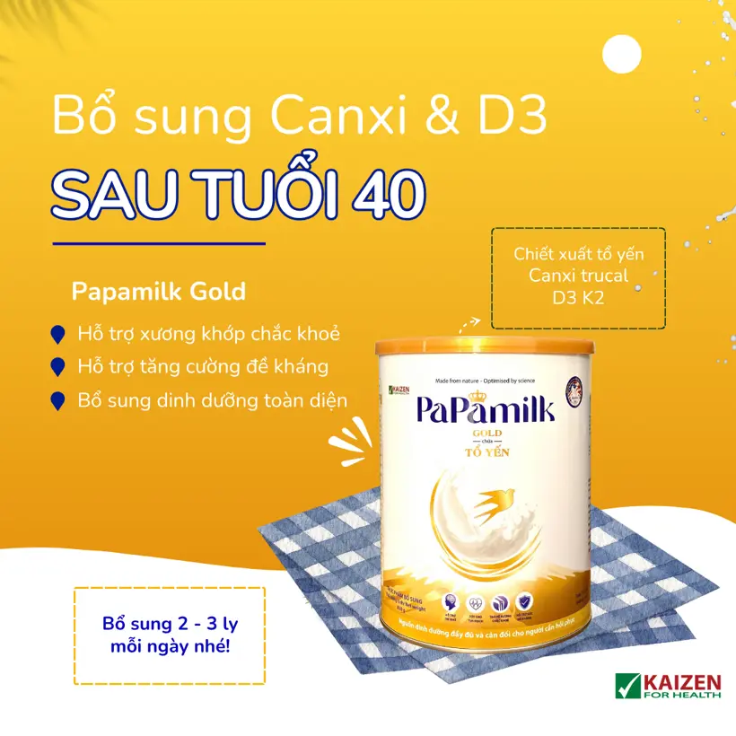 Sữa Non Tổ Yến Papamilk Gold Lon 830g – Hinh 05