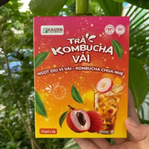 Trà Kombucha Vải (Hộp 10 gói x 5g) – hình 06