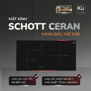 Bếp Điện Từ 3 Ngăn KUCHEN KU SEI 382 - Hinh 03