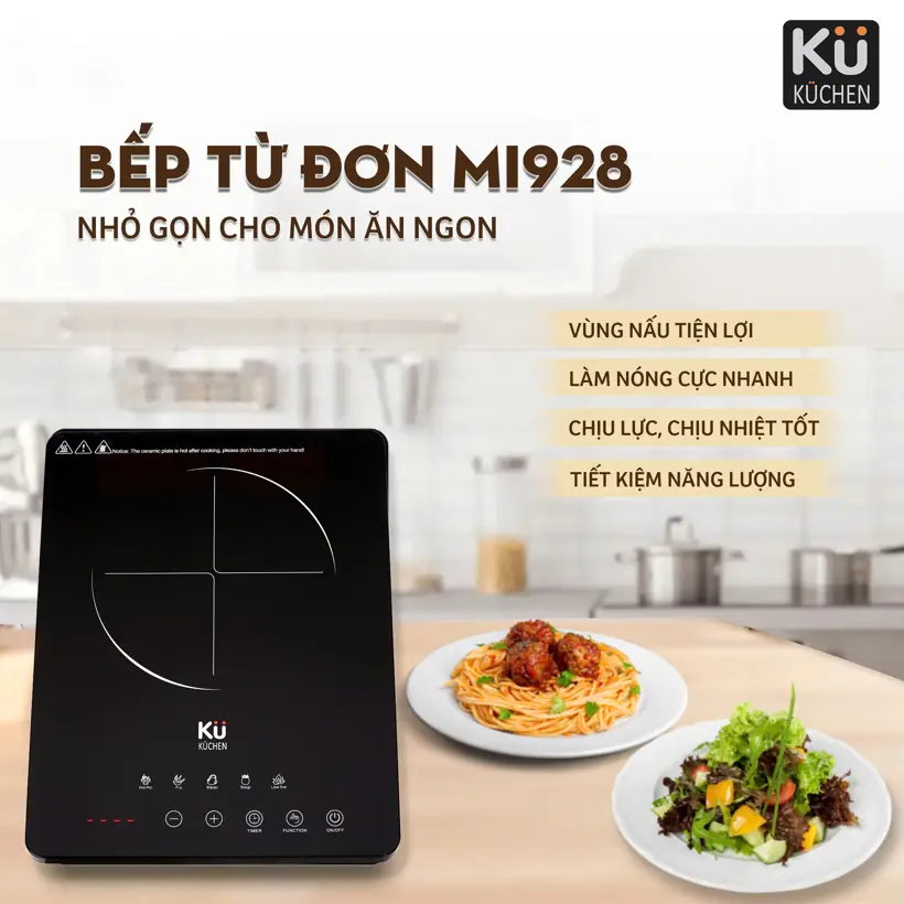 Bếp Điện Từ Đơn KUCHEN KU MI928 - HInh 04