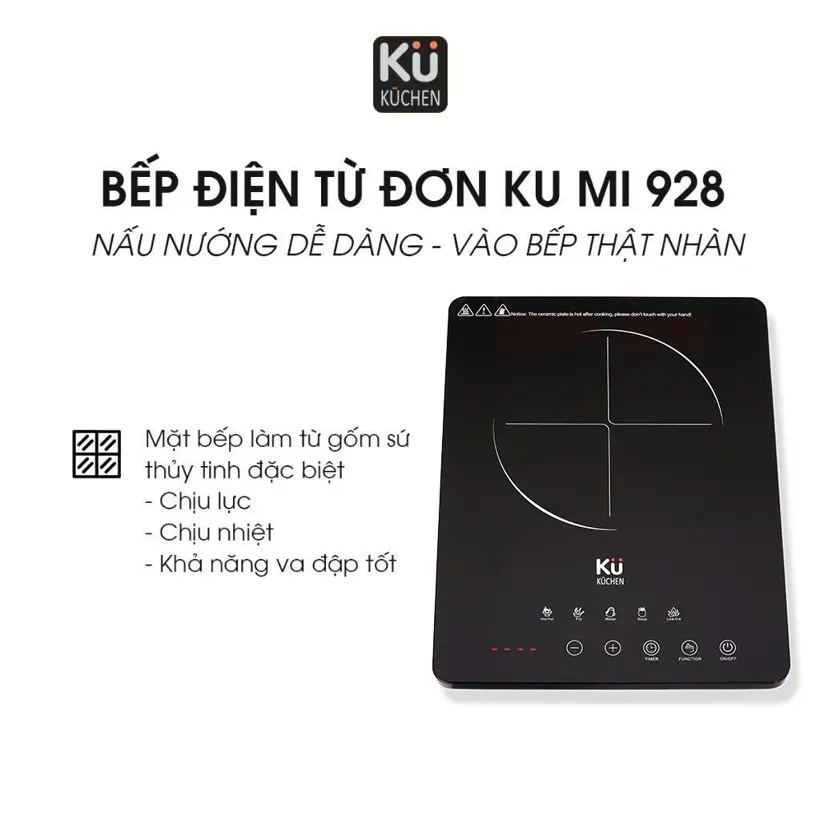 Bếp Điện Từ Đơn KUCHEN KU MI928 - HInh 06