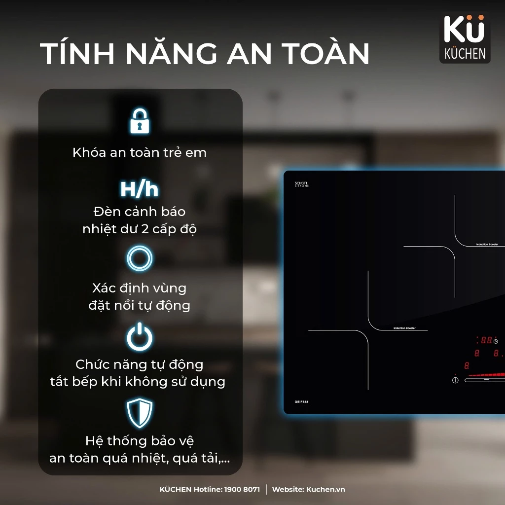 Bếp Điện Từ KUCHEN KU GEIF 388 - Hinh 04
